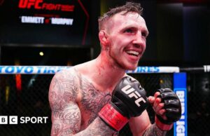 Rhys McKee: Primer victoria '15 años en la creación 'para el luchador de Ballymena