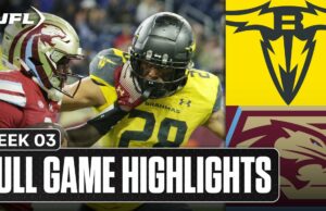 San Antonio Brahmas vs. Michigan Panthers Highlights | UFL