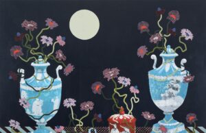 Las flores entrelazan animales y objetos de porcelana en los paisajes surrealistas de Lizzie Gill – Colossal