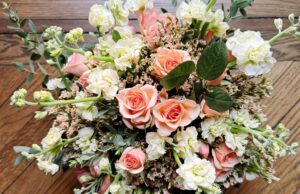 Mi amigo es un genio en las flores de la tienda de comestibles