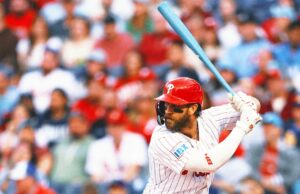 Anoche en el béisbol: la fiesta de revelación de género muy pública de Bryce Harper