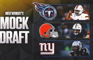 Shedeur Sanders cae en la primera ronda del Draft Mock NFL 2025 de Nick Wright