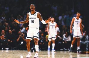 NBA FINES JA MORANT $ 75,000 para otro gesto de armas de dedo