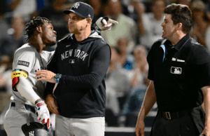 Jazz Chisholm de los Yankees suspendió un juego después de que criticó el árbitro en las redes sociales después de la expulsión