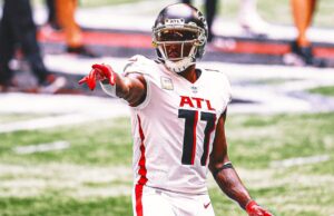 El WR Julio Jones, líder de la franquicia de los Falcons, se retira después de una carrera de 13 años en la NFL