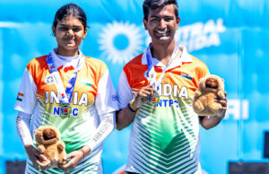 India ganó la medalla de oro en el evento de equipo mixto compuesto con destino a los olímpicos