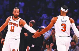 Knicks usa una oleada tardía para completar la victoria de regreso sobre Pistons en el Juego 1