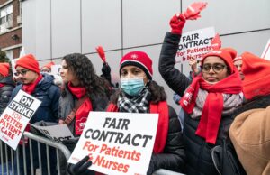 Cinco años después del apogeo de Covid, las enfermeras todavía están luchando por sus derechos
