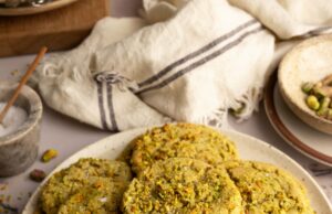 Estas galletas de pistacho son la receta de primavera perfecta