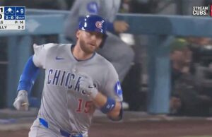 Carson Kelly aplasta a su segundo jonrón de la noche en la victoria de los Cachorros por 16-0 sobre los Dodgers