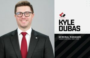 Kyle Dubas nombrado Gerente General para el Campeonato Mundial 2025 IIHF