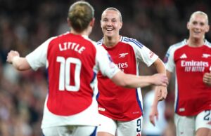 Mujeres del Arsenal 5 – 1 Leicester Mujeres