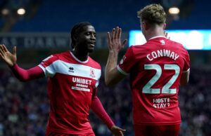 Blackburn 0 – 2 Middlesbrough