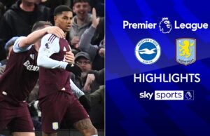 Rashford vuelve a puntuar a medida que villa gana en Brighton