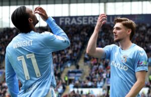 Coventry 2 – 0 West Brom