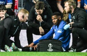 Dujon Sterling: Rangers Defender 'a largo plazo' después de la lesión de Aquiles en el Choque de la Europa League del Club Atlético | Noticias de fútbol