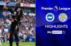 Leicester detiene la pudrición con el dibujo en Brighton