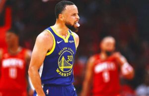 Steph Curry y los guerreros mayores vienen en el embrague para vencer a los cohetes