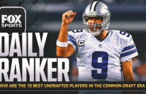 ¿Quiénes son los 10 mejores jugadores no reclutados en la historia de la NFL?