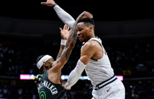 Russell Westbrook estropea la obra maestra de 61 puntos de Nikola Jokic con dos gaffes de juego tardío