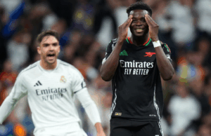 Real Madrid vs. Controversia de la penalización del Arsenal: el caos del primer medio reina con penalización, var volcado y saka fis.