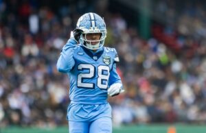 RB Omarion Hampton entre los visitantes del miércoles a Steelers