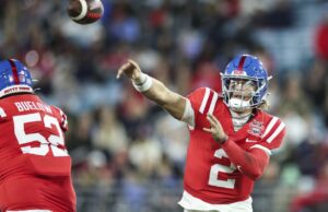 Jaxson Dart es probable que vaya en el medio de la primera ronda, basado en las probabilidades de apuestas