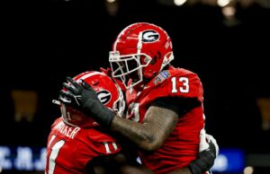 Georgia Edge Rushers Jalon Walker, Mykel Williams trabajando para equipos el jueves