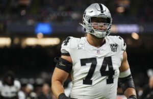 Informe: Kolton Miller no en el trabajo voluntario de los Raiders, quiere un nuevo contrato