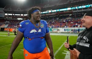 El prospecto de 464 libras Desmond Watson sabe que perder peso es clave para sus posibilidades de la NFL