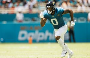 Gabe Davis cambia del No. 0 al No. 13, Devin Lloyd obtiene el No. 0 Jaguars Jersey