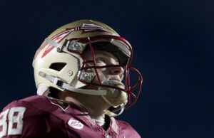 Patriotas, cuervos, comandantes trabajan FSU K Ryan Fitzgerald