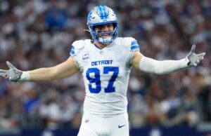 ¿Los leones extenderán a Aidan Hutchinson esta semana? Rod Wood se niega a hacer comentarios