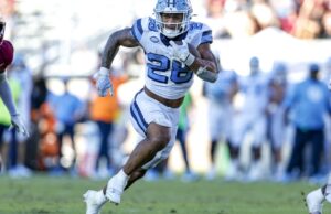 Chargers Select Carolina del Norte RB Omarion Hampton en el número 22