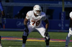 Texas OT Kelvin Banks Jr. ahora favoreció ir No. 6 en general en 2025 NFL Draft