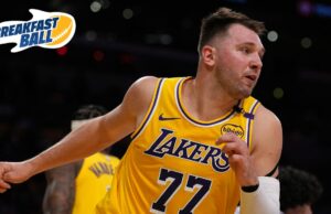 Los guerreros vencieron a los Lakers, ¿Luka Doncic ha sido decepcionante como laker? | Bola de desayuno