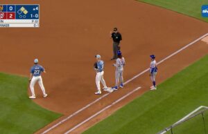 Nationals récord de triple juego contra Mets para terminar la cuarta entrada