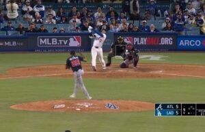 Shohei Ohtani de los Dodgers llama al juego, los cinturones caminan a jonrón vs. Bravos