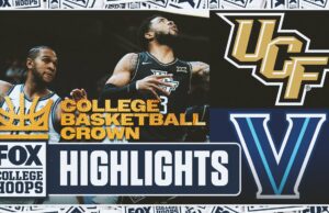 UCF Knights vs. Villanova Wildcats The Crown Highlights | Hoops de Fox College