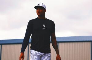 Yankees RHP Luis Gil se retrasó el programa de lanzamiento debido a la tensión LAT de curación lenta
