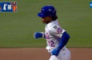 Francisco Lindor de los Mets golpea un liderazgo en el jonrón vs. Phillies