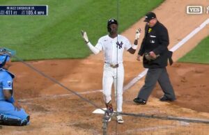 Jazz Chisholm de los Yankees fuma un jonrón solitario contra los reales